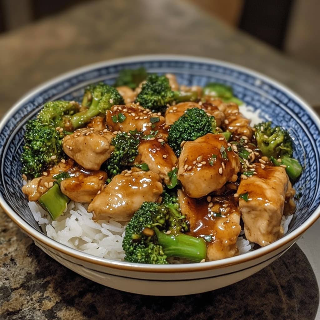 Honey Garlic Chicken and Broccoli Stir-Fry