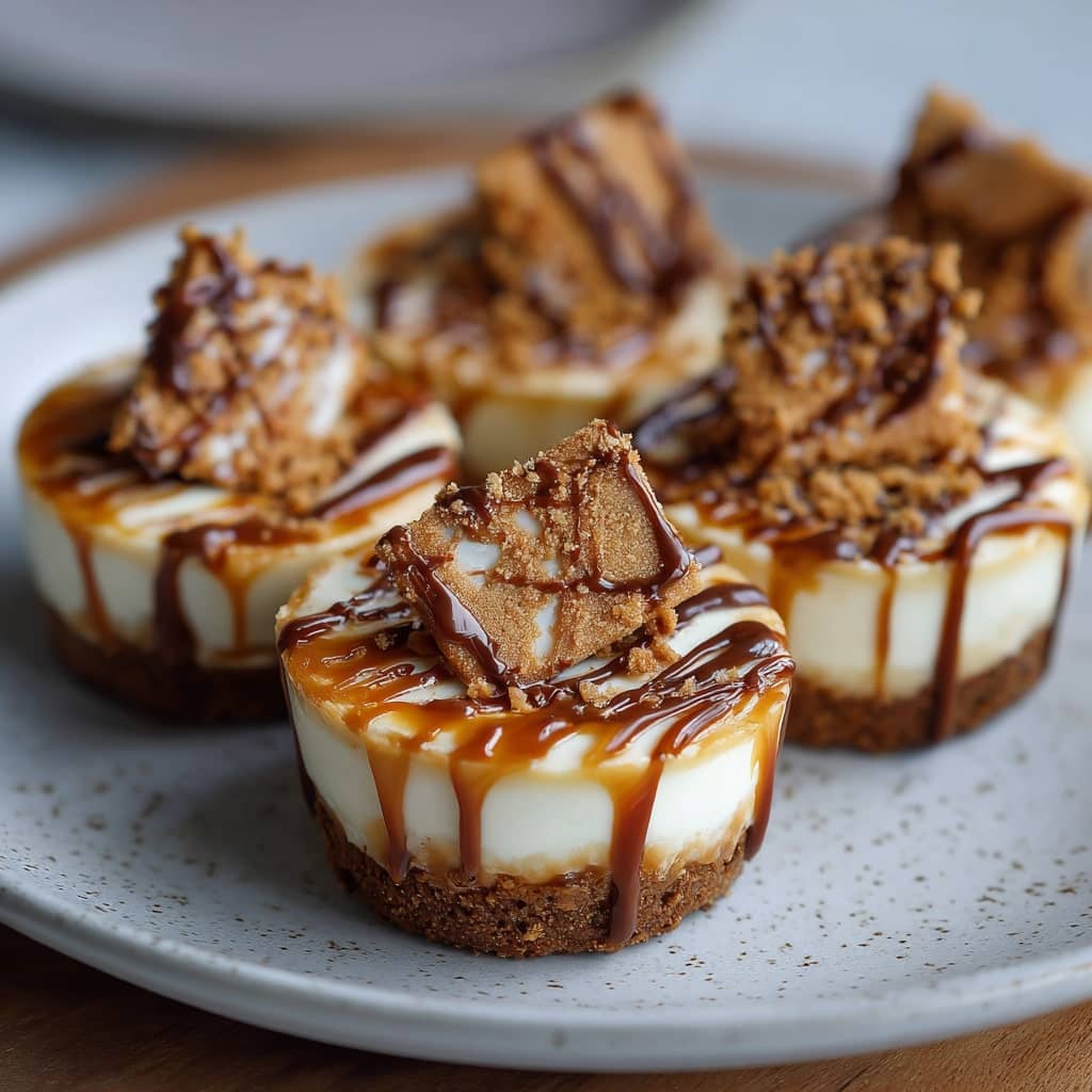 Mini Biscoff Cheesecake Cups
