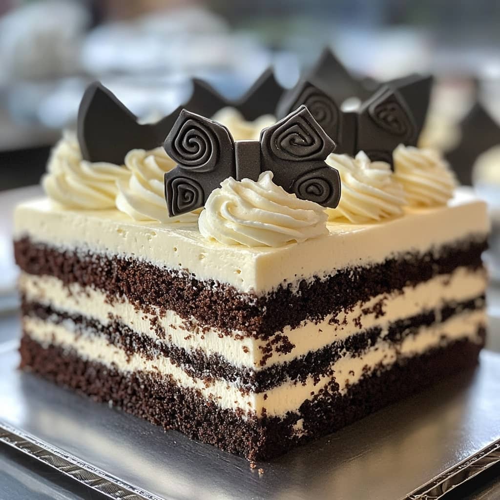 Tuxedo Bar Cake