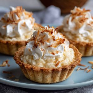 Coconut Cream Pie Cookie Cups