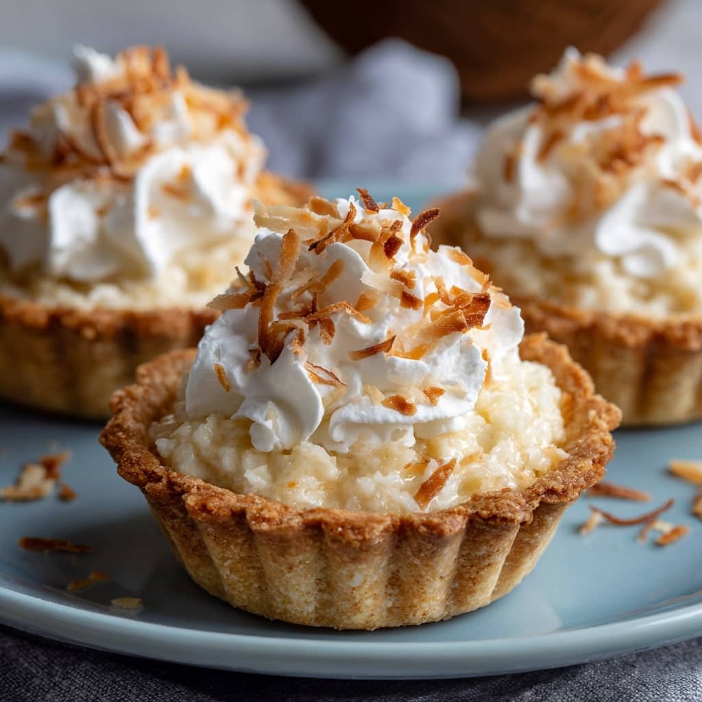 Coconut Cream Pie Cookie Cups