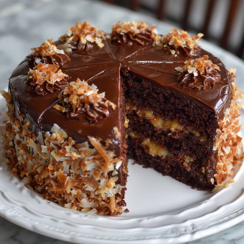 Easy German Chocolate Cake from Scratch