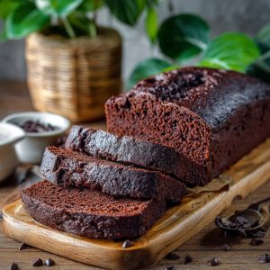 Healthy Greek Yogurt Chocolate Bread