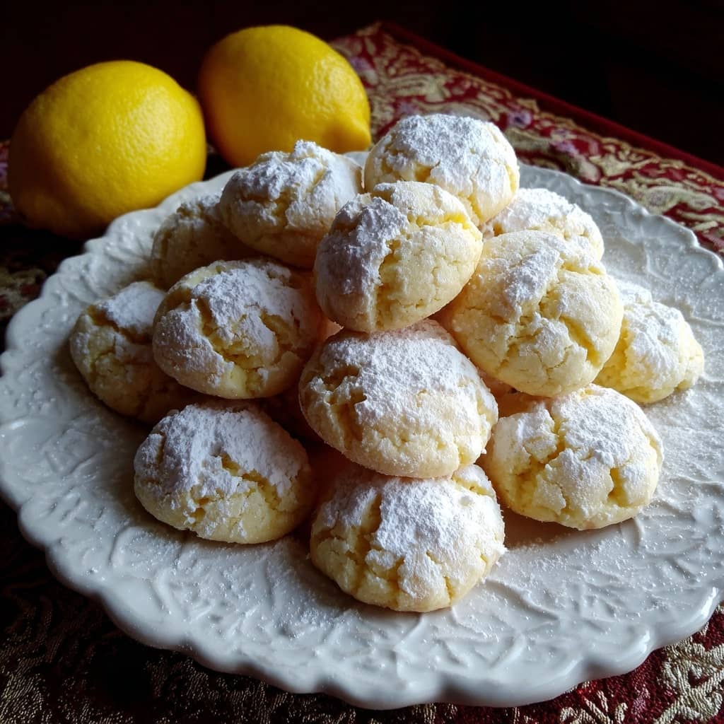 Italian Lemon Drop Cookies