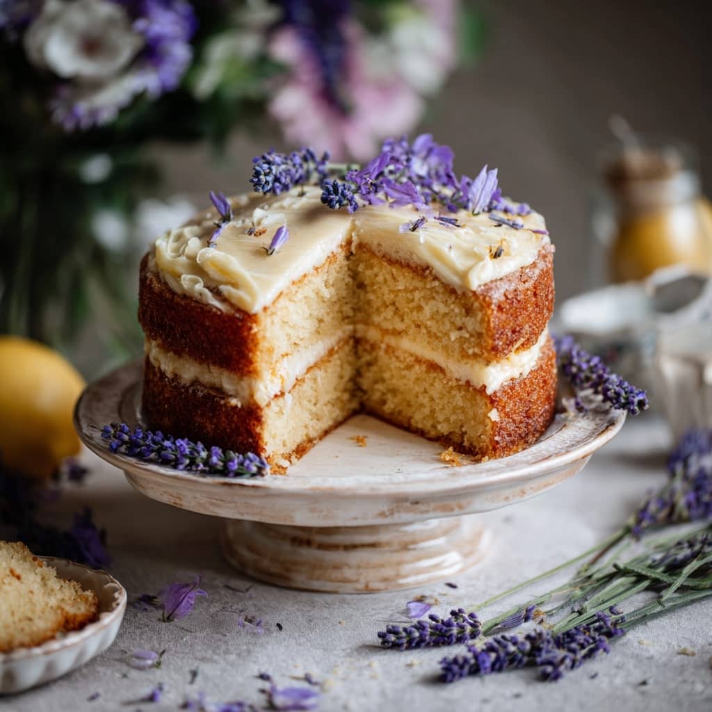 Lemon Lavender Cake Recipe