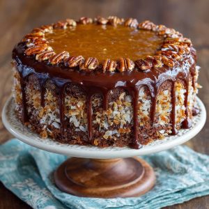 Old-Fashioned German Chocolate Cake You’ll Love