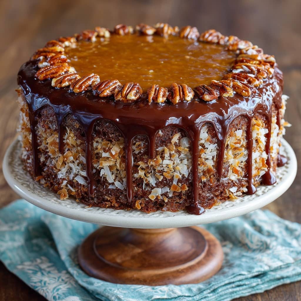 Old-Fashioned German Chocolate Cake You’ll Love