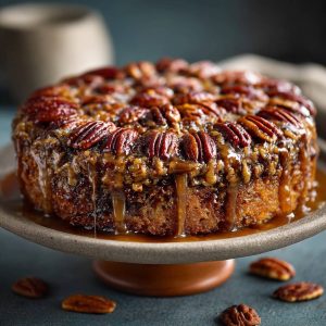 Pecan Upside Down Cake