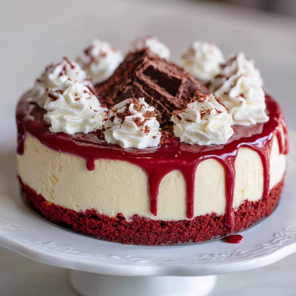 Rich & Creamy Red Velvet Cheesecake