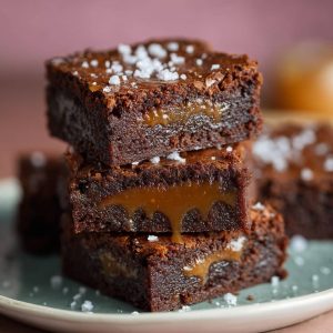 Salted Caramel Brownies for Ultimate Sweet & Salty Lovers