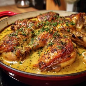 Smothered Baked Chicken with Gravy