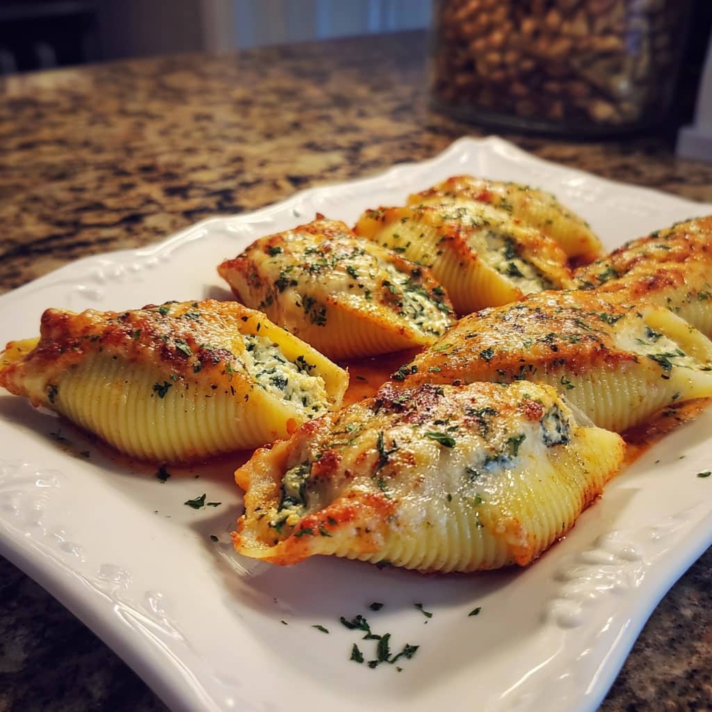 Spinach & Ricotta Stuffed Shells