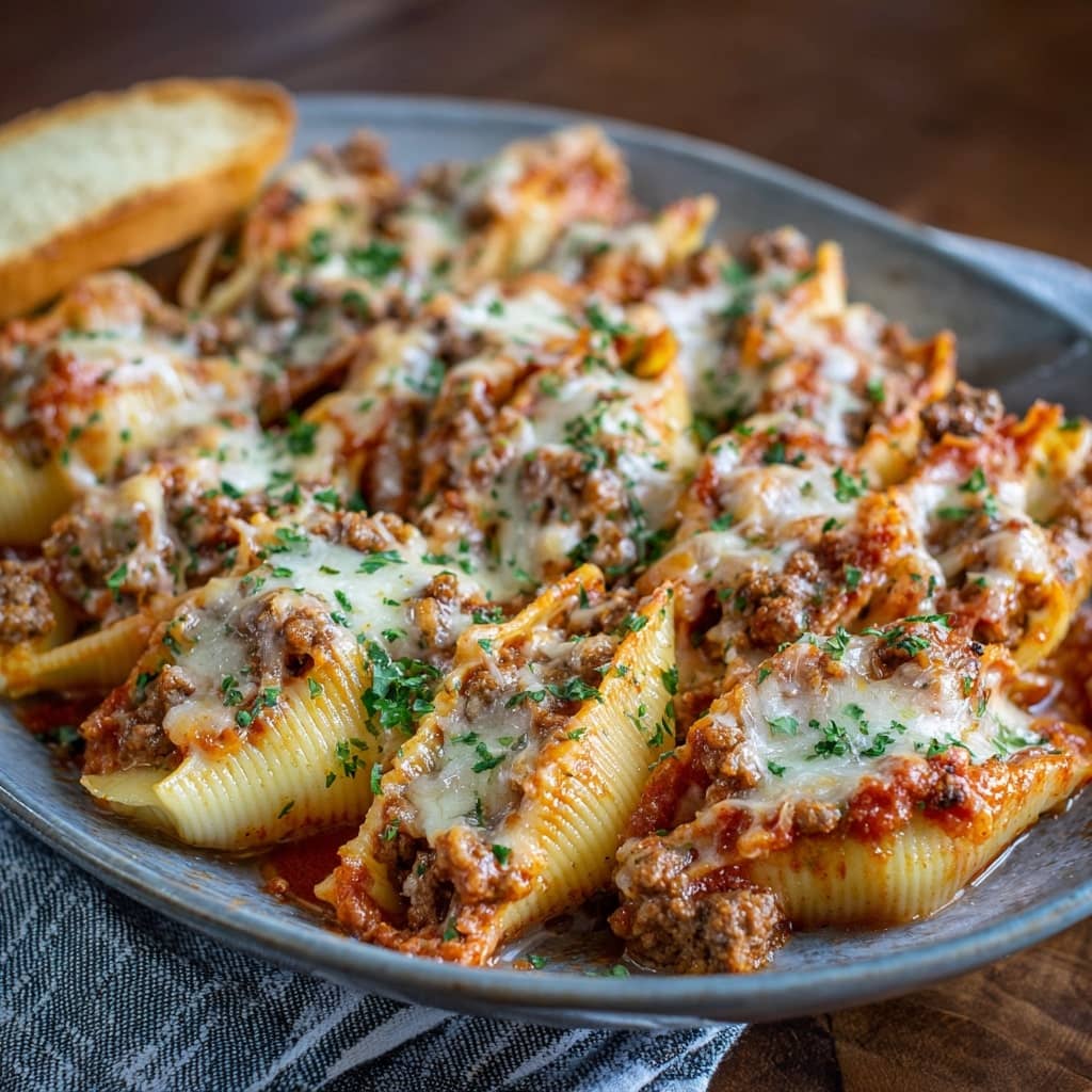 The Best Stuffed Shells with Ground Beef