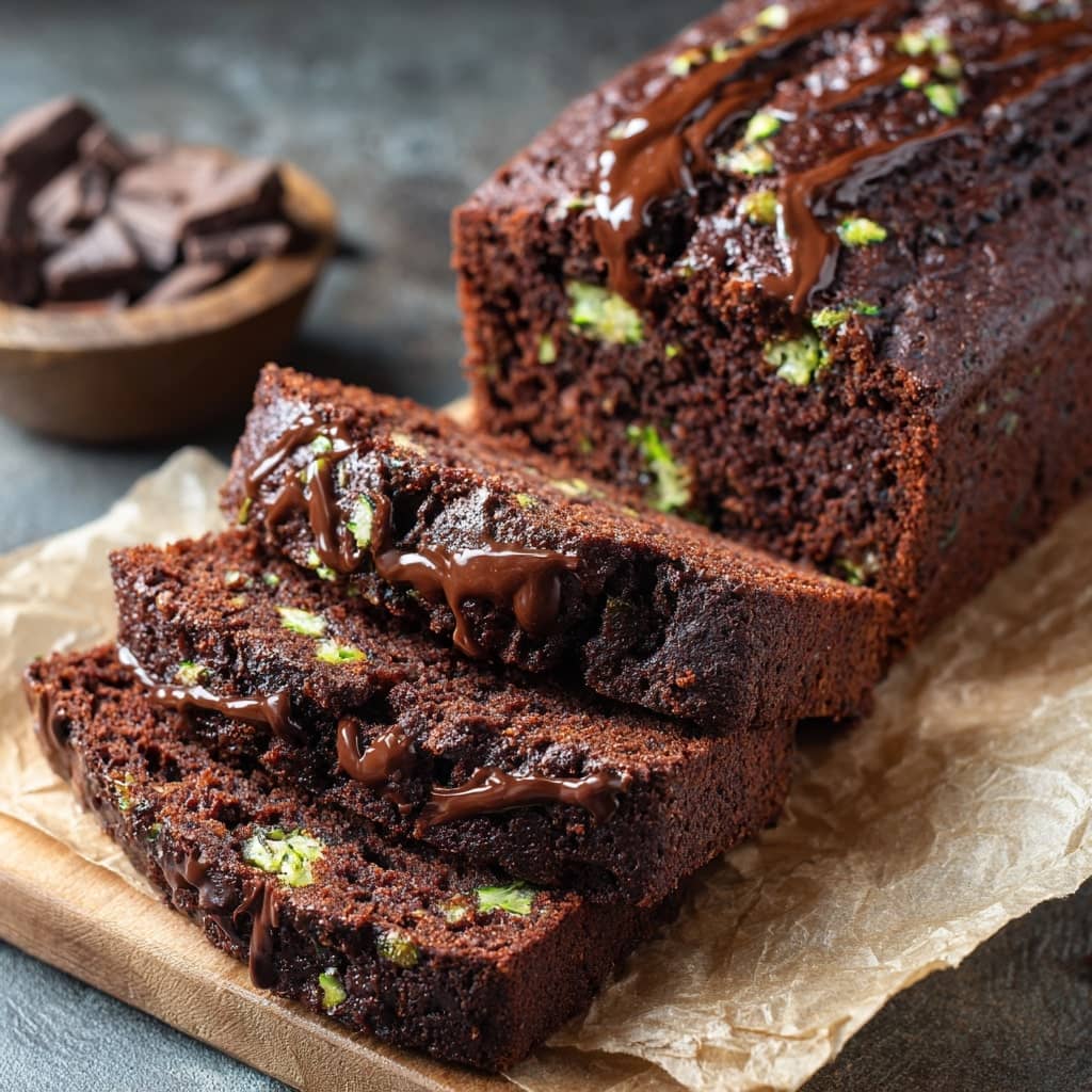 Triple Chocolate Zucchini Bread