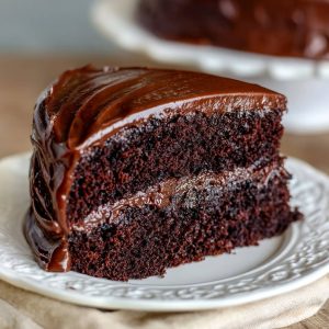 Ultimate Moist Chocolate Cake with Ganache Frosting
