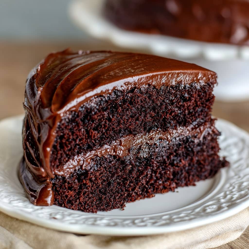 Ultimate Moist Chocolate Cake with Ganache Frosting