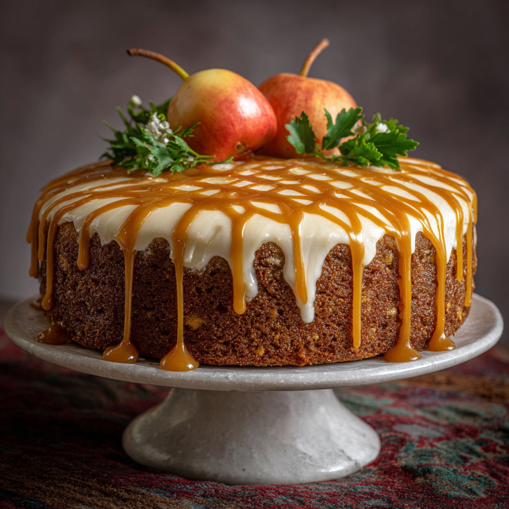 Caramel Apple Spice Cake