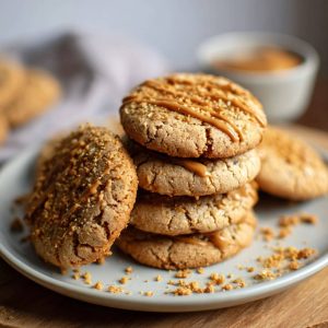 Crunchy Biscoff Cookie-Butter Cookies