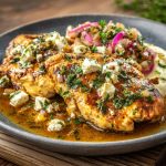 Hot Honey Feta Chicken Dish: A Deliciously Spicy and Savory Recipe