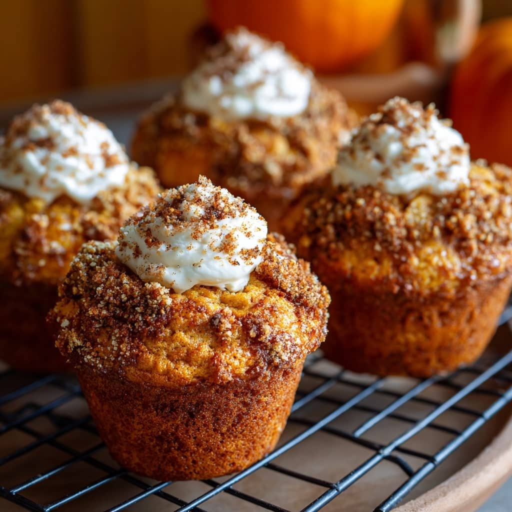 Pumpkin Cream Cheese Muffins
