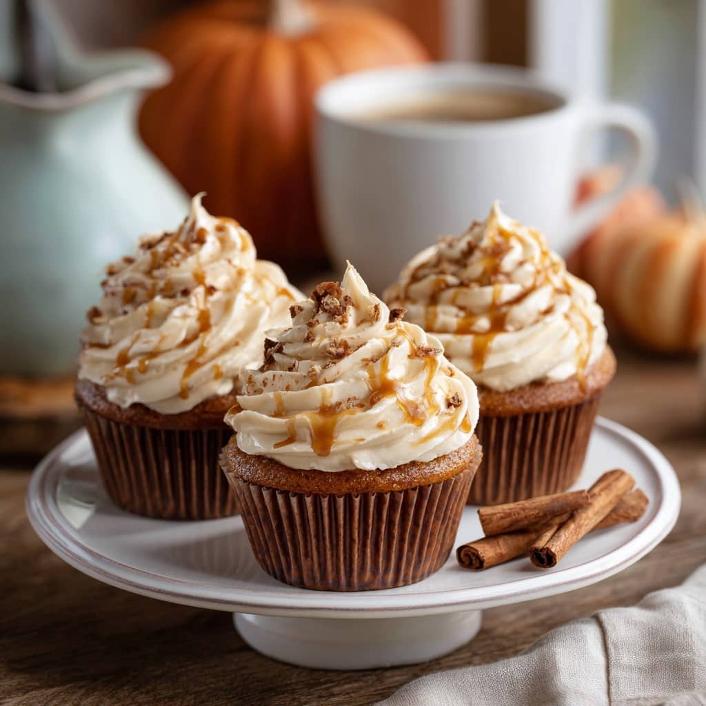 Pumpkin Spice Latte Cupcakes