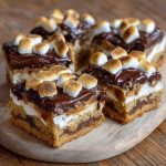 S’mores cookie bars