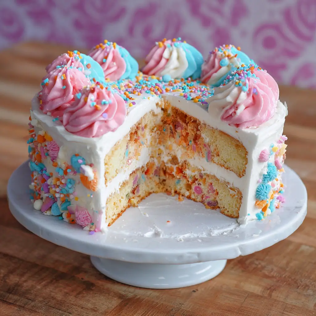 Confetti Piñata Cake Explosion