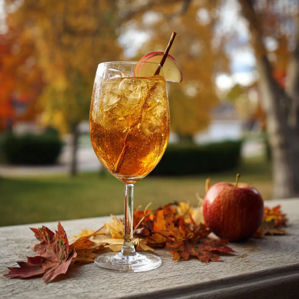 Aper-Fall Spritz (apple cider cocktail)