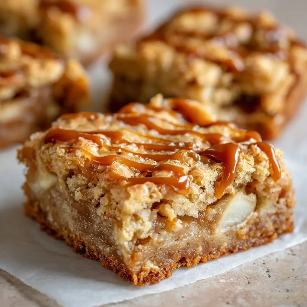 Caramel Apple Cookie Bars
