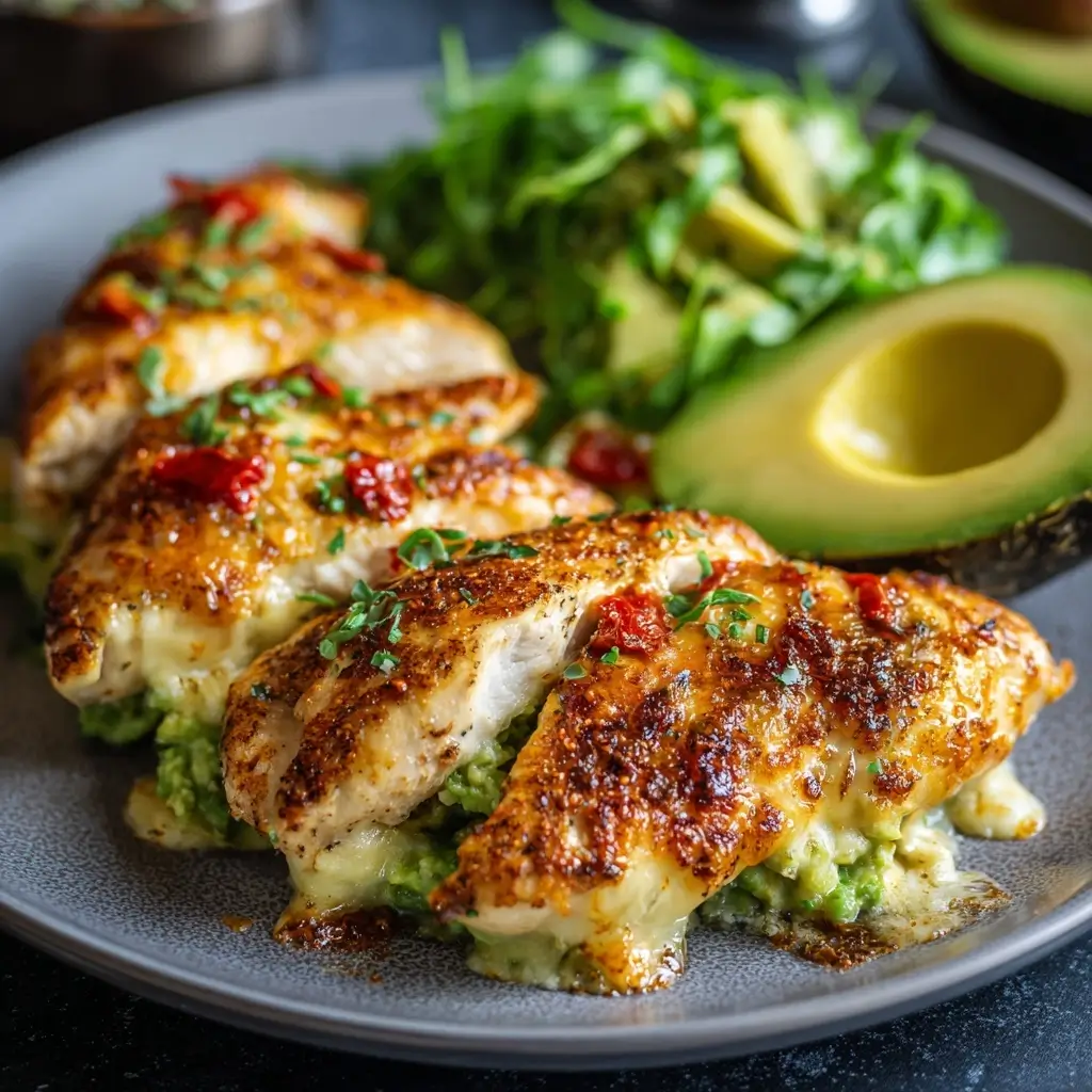 Cheesy Chicken Avocado