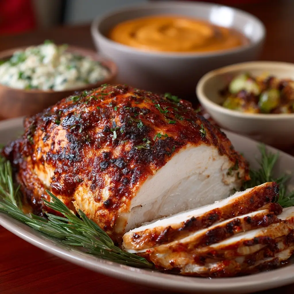 Chipotle Mayonnaise-Roasted Turkey