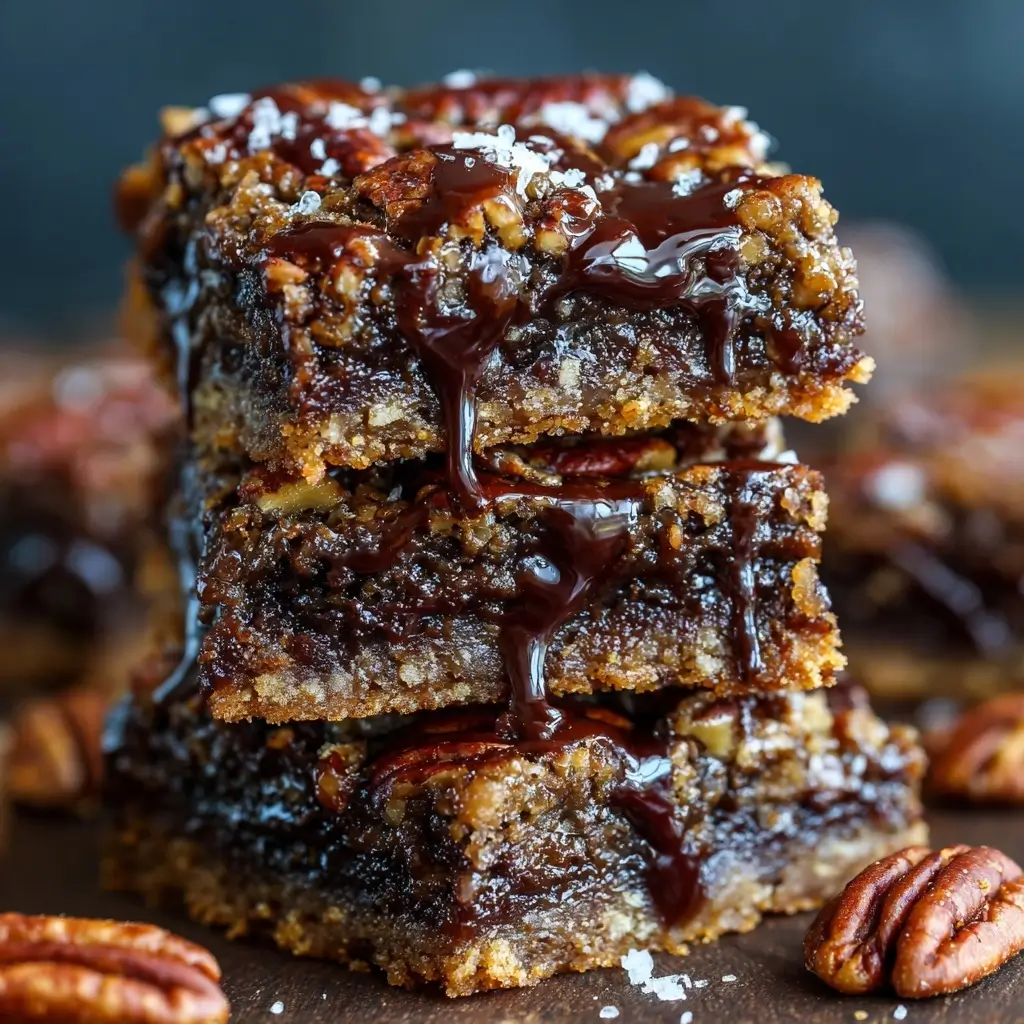 Chocolate Pecan Pie Bars