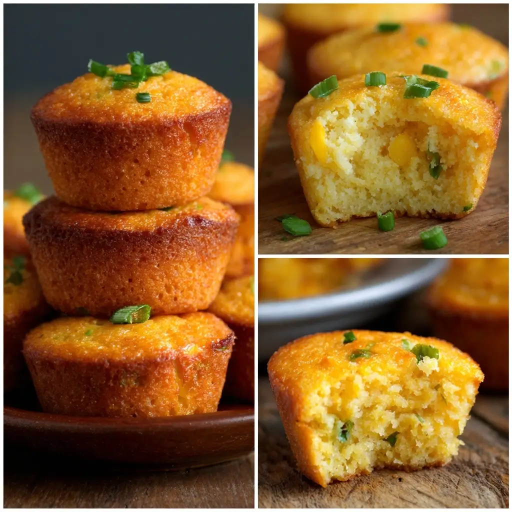 Cornbread Cupcakes (savory or sweet)