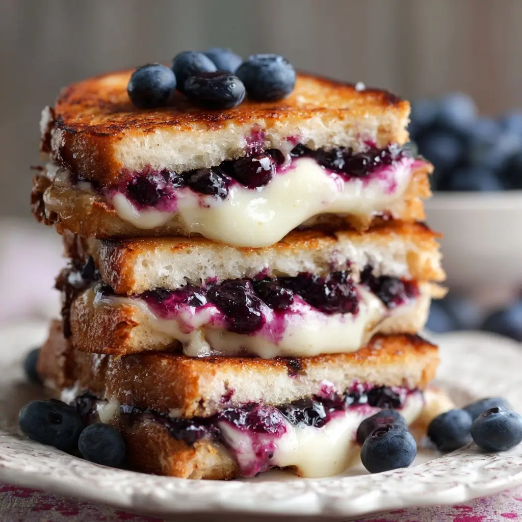 Gourmet Blueberry Grilled Cheese