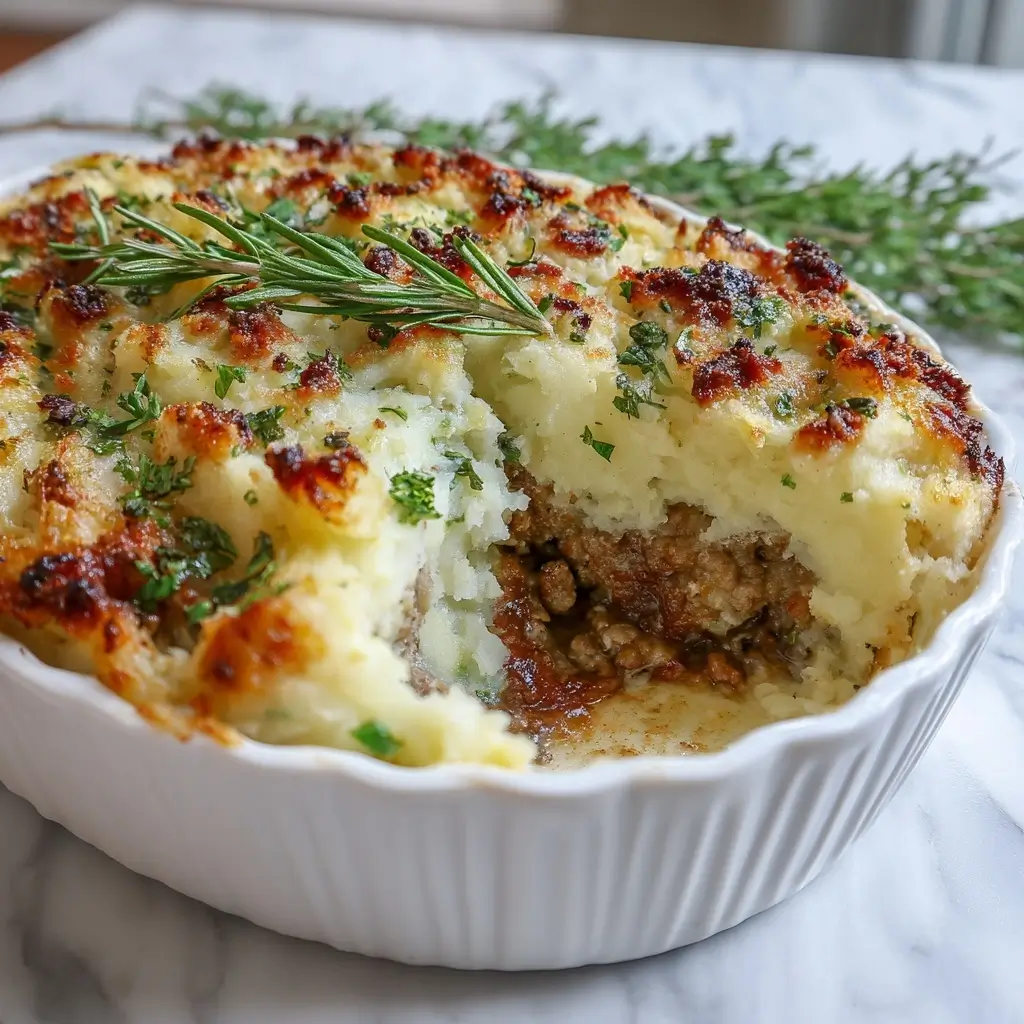 Herb Stuffed Mashed Potatoes