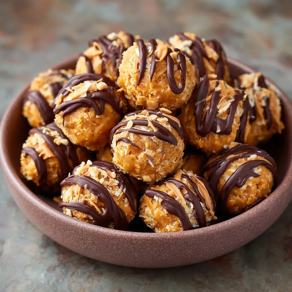No-Bake Peanut Butter Pumpkin Bites
