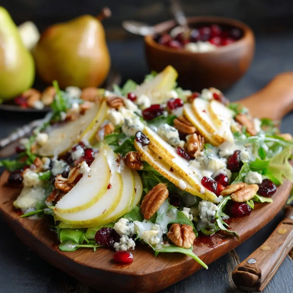 Pear & Gorgonzola Salad