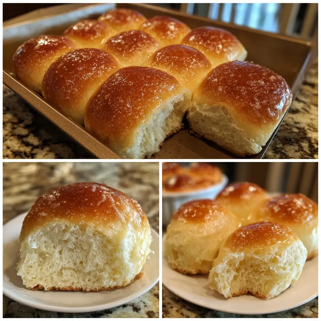Salted Honey Butter Parker House Rolls