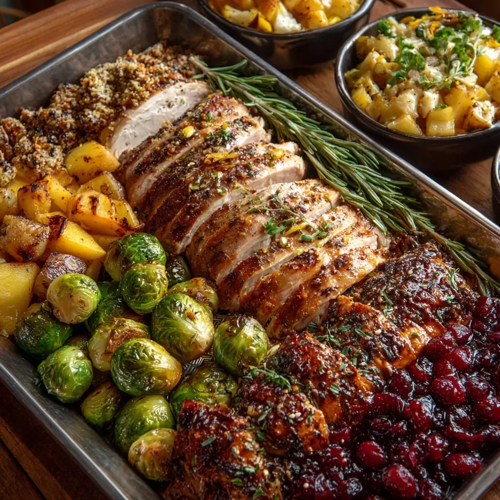 Sheet Pan Thanksgiving Dinner