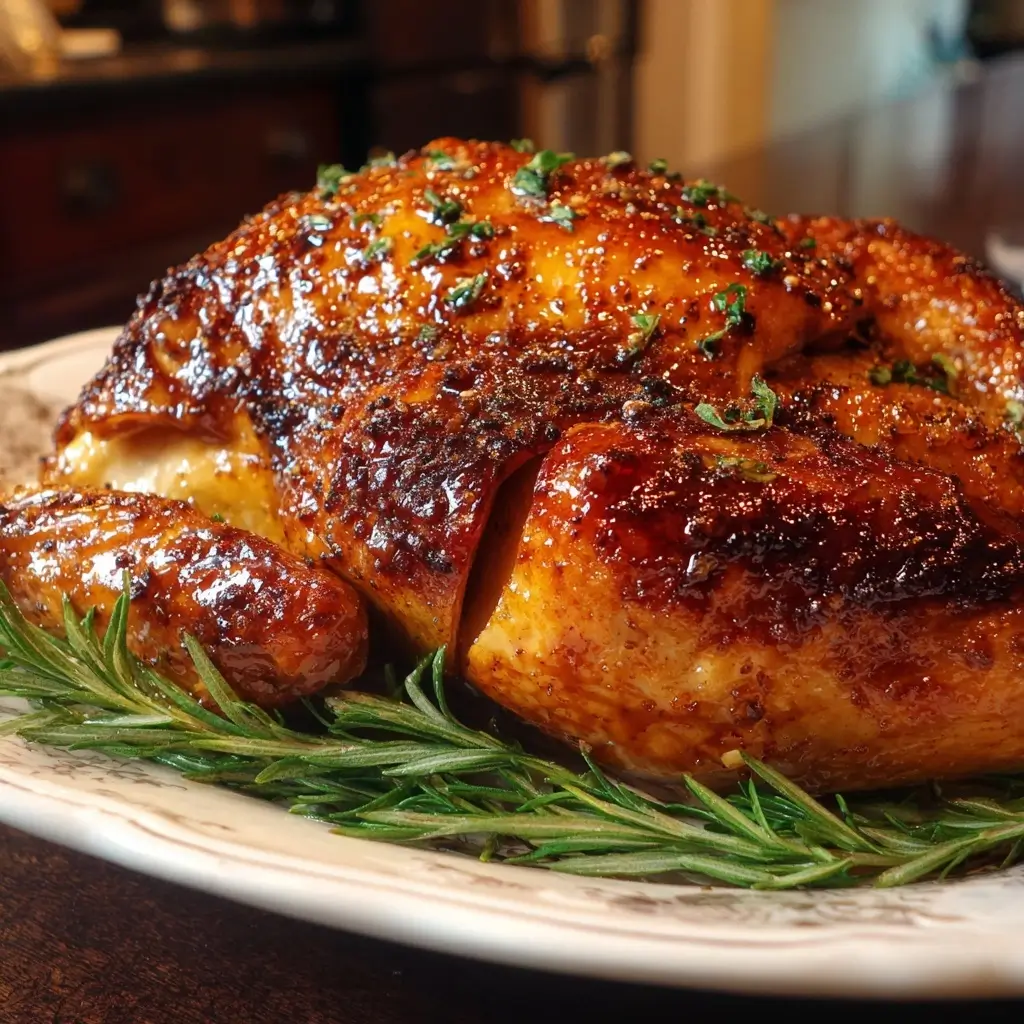Soy Sauce + Honey Glazed Turkey