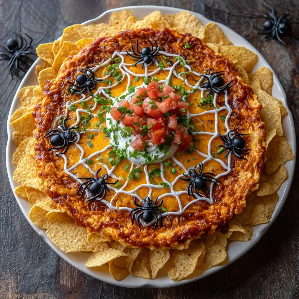 Spiderweb Taco Dip