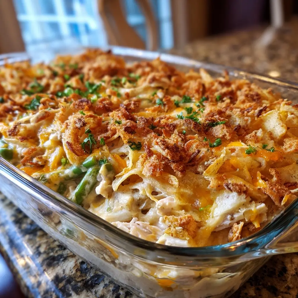 Thanksgiving Leftover Turkey Casserole
