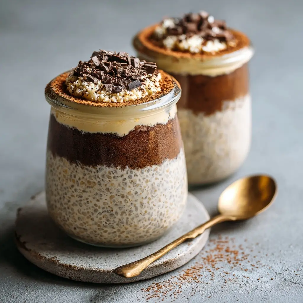 Tiramisu-Inspired Overnight Oats