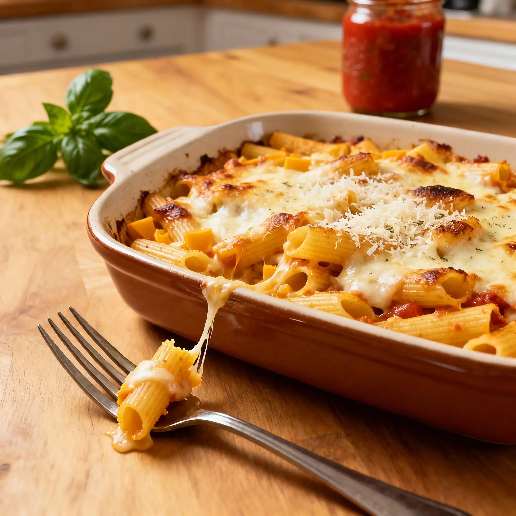 3-Cheese Baked Ziti