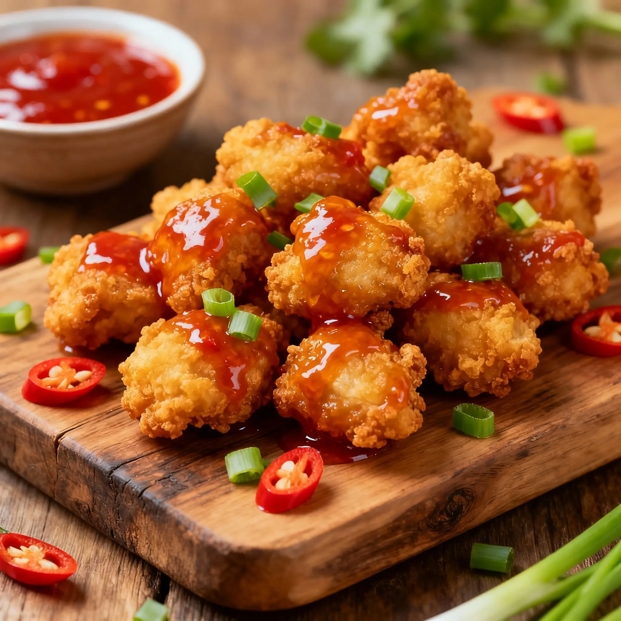 Baked Sweet Chili Chicken Bites