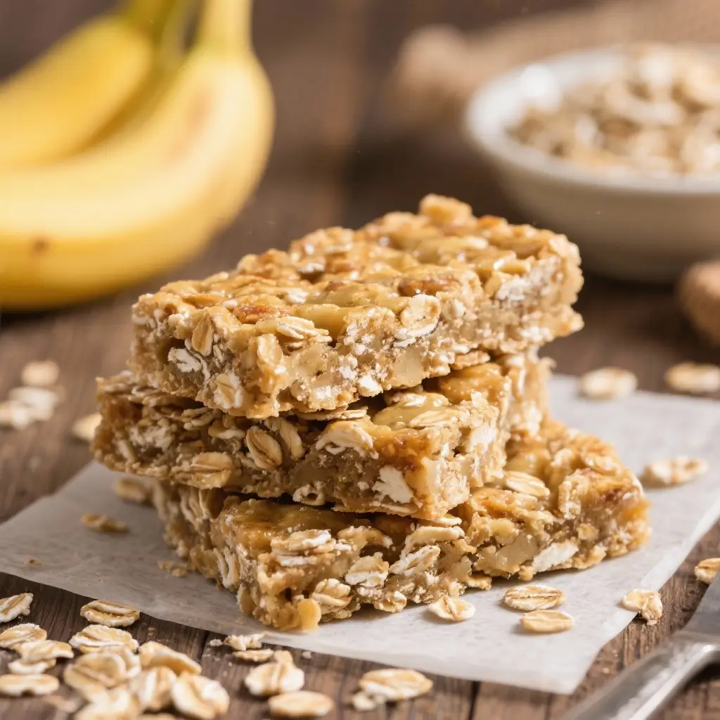 Banana Oat Bars