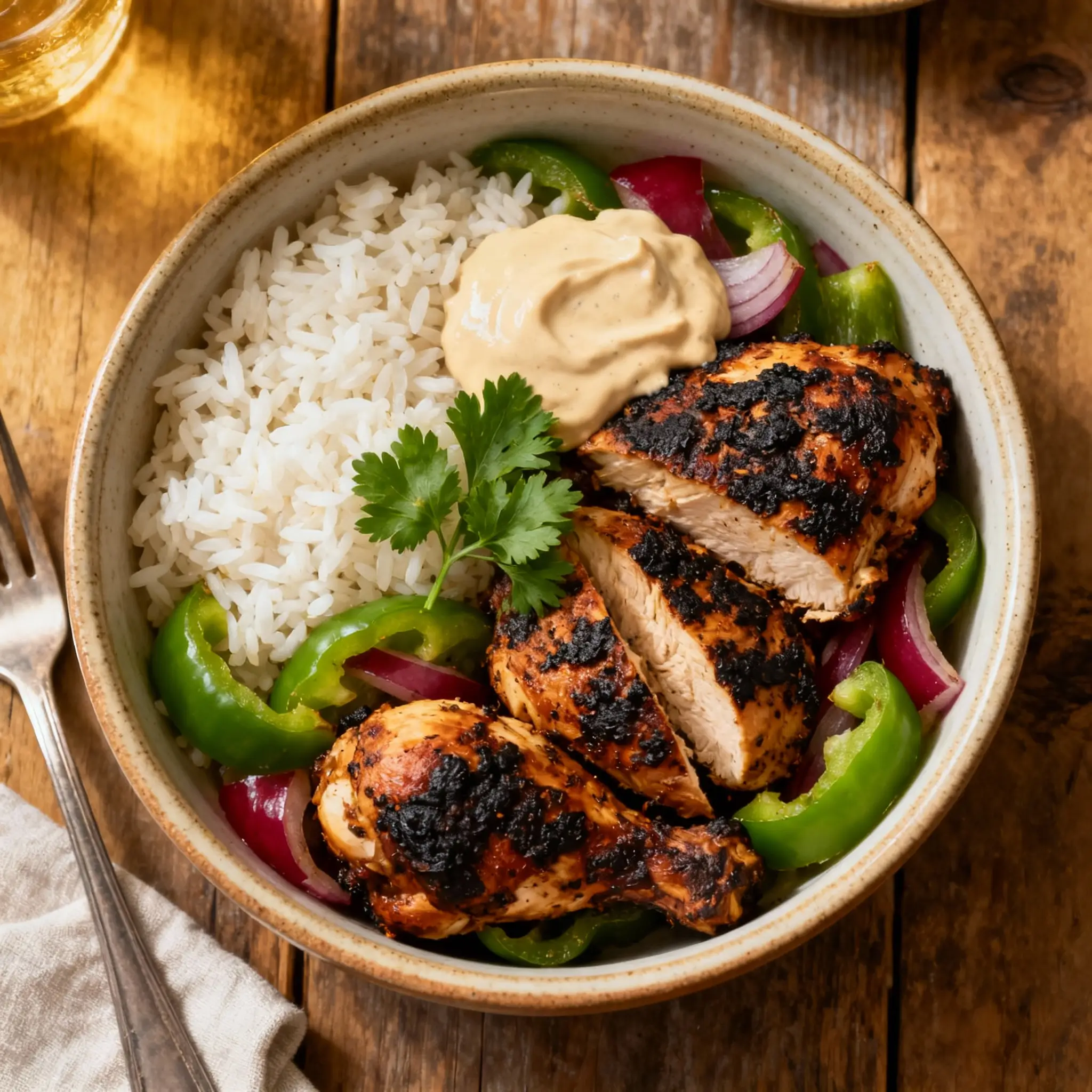 Blackened Cajun Chicken Bowls