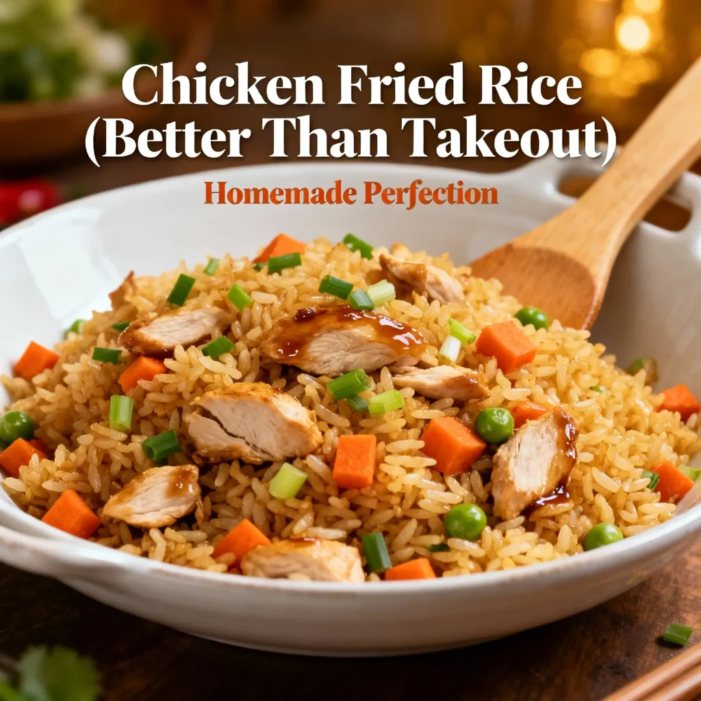 Chicken Fried Rice (Better Than Takeout)