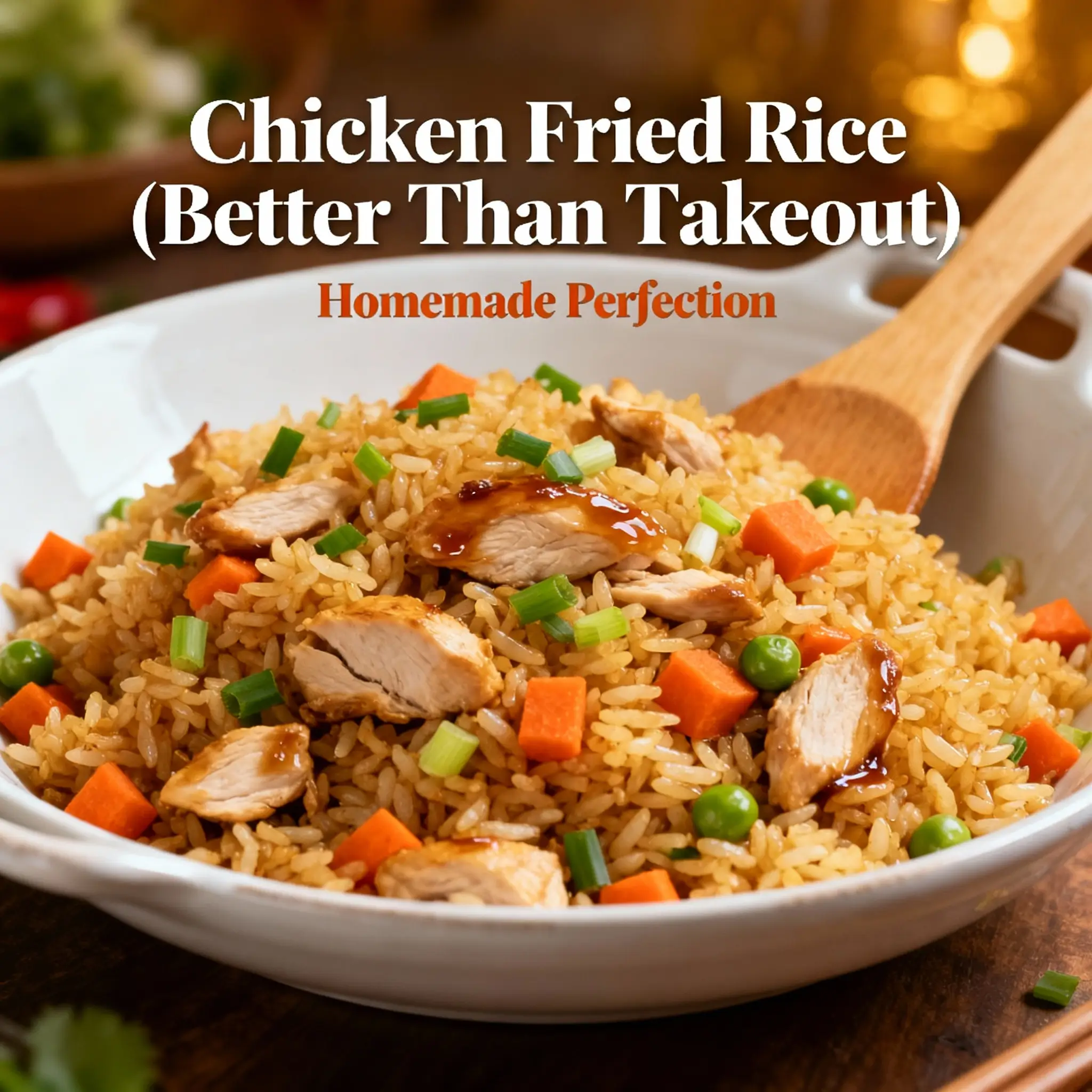 Chicken Fried Rice (Better Than Takeout)