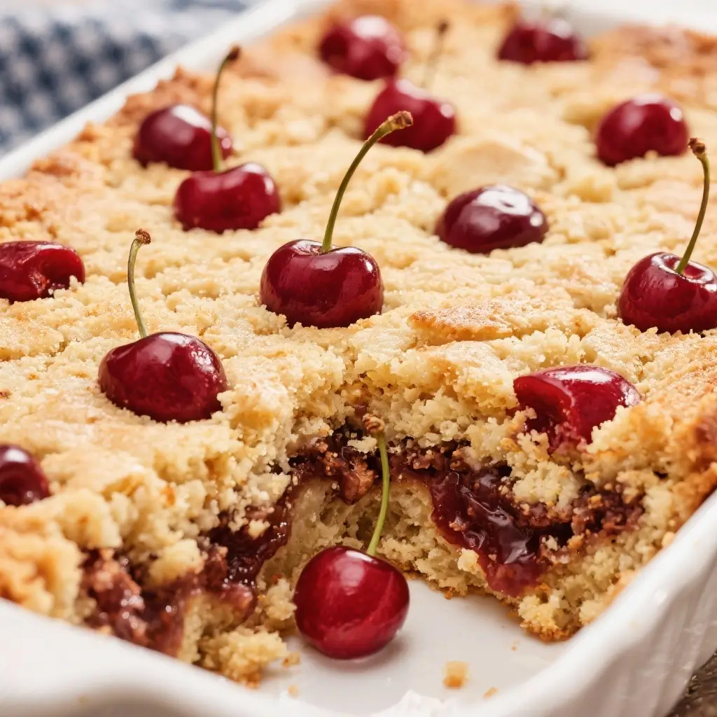 Chocolate Cherry Dump Cake